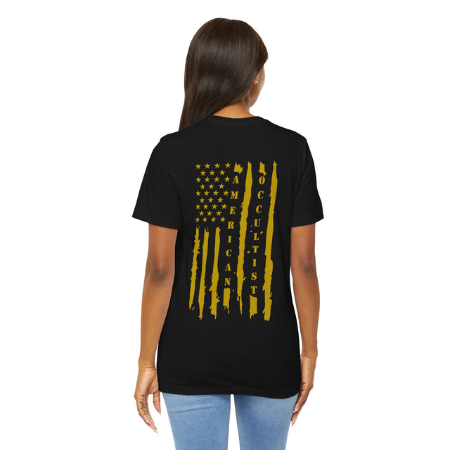 Distressed Flag Tee — American Occultist