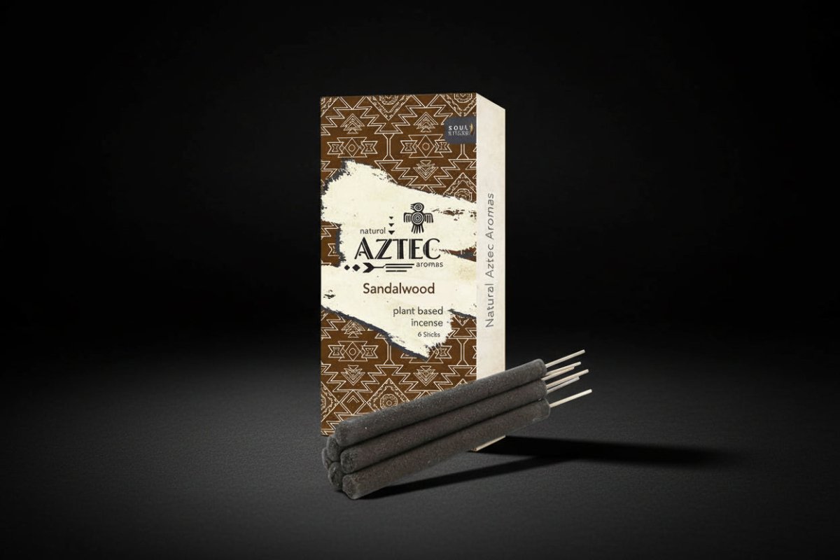 Aztec Sandalwood Incense Sticks – Grounding, Protection & Ancestral Smoke (Soul Sticks)