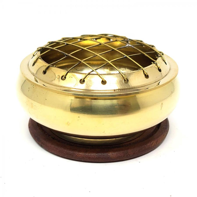Brass Screen Charcoal Burner - 3"Diameter