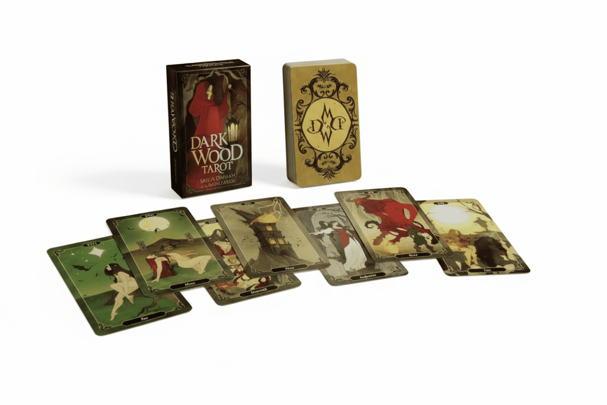 Dark Wood Tarot Deck – 78 Cards