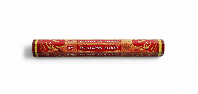 a pack of dragon's blood incense sticks on a white background