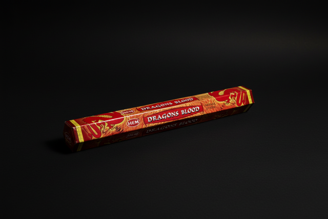 a pack of dragon's blood incense sticks on a white background