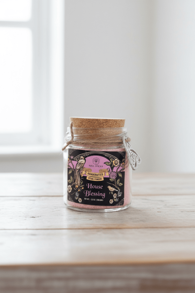 Glass jar with a wooden lid on a light wooden surface with a white background
