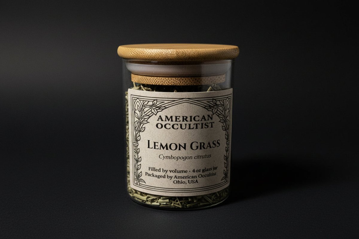 Lemongrass Herb Jar — Cut Stagnation and Clear Obstacles