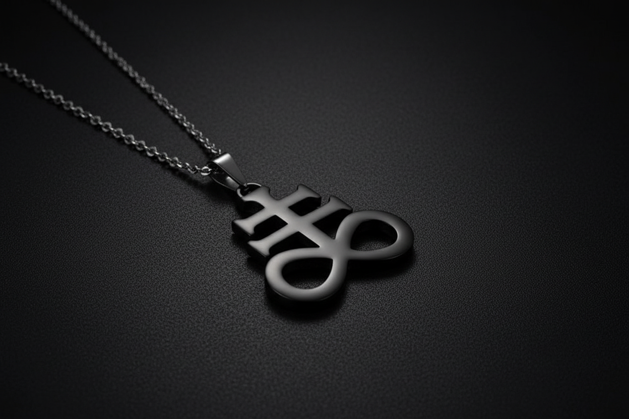 Leviathan Cross pendant necklace on a 20-inch chain