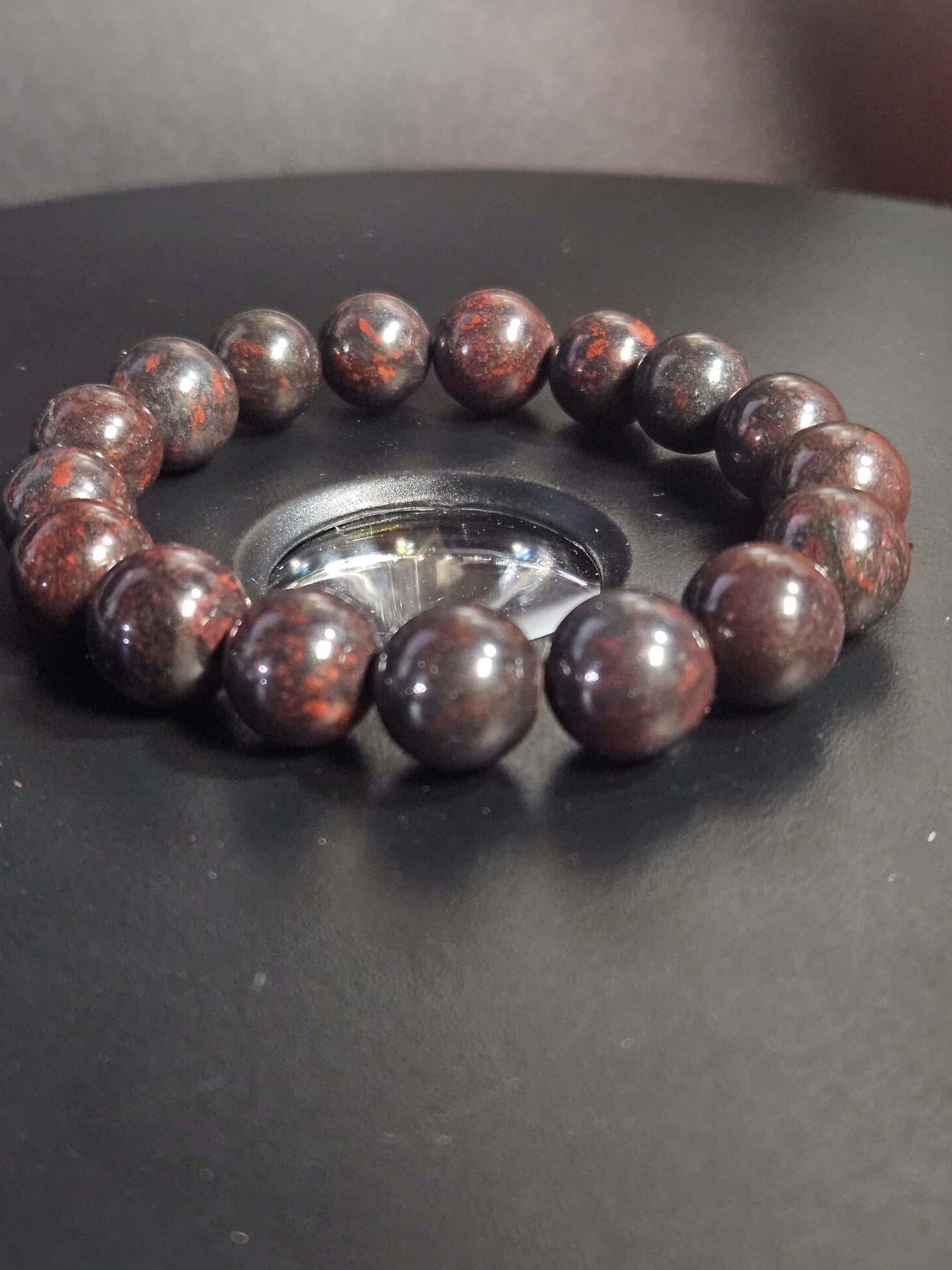 Chicken Blood Beaded Bracelet