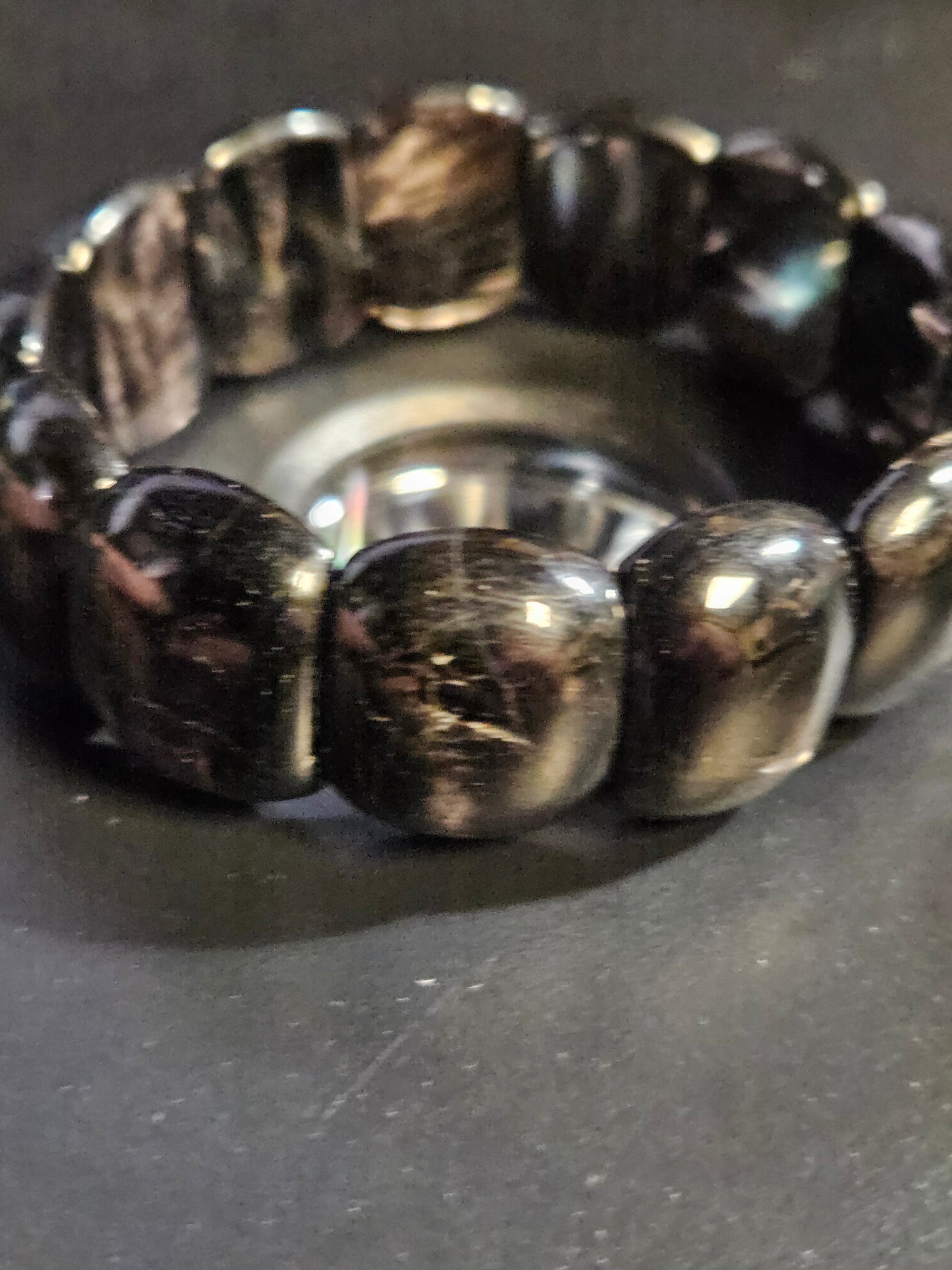 Hypersthene Bangle Bracelet