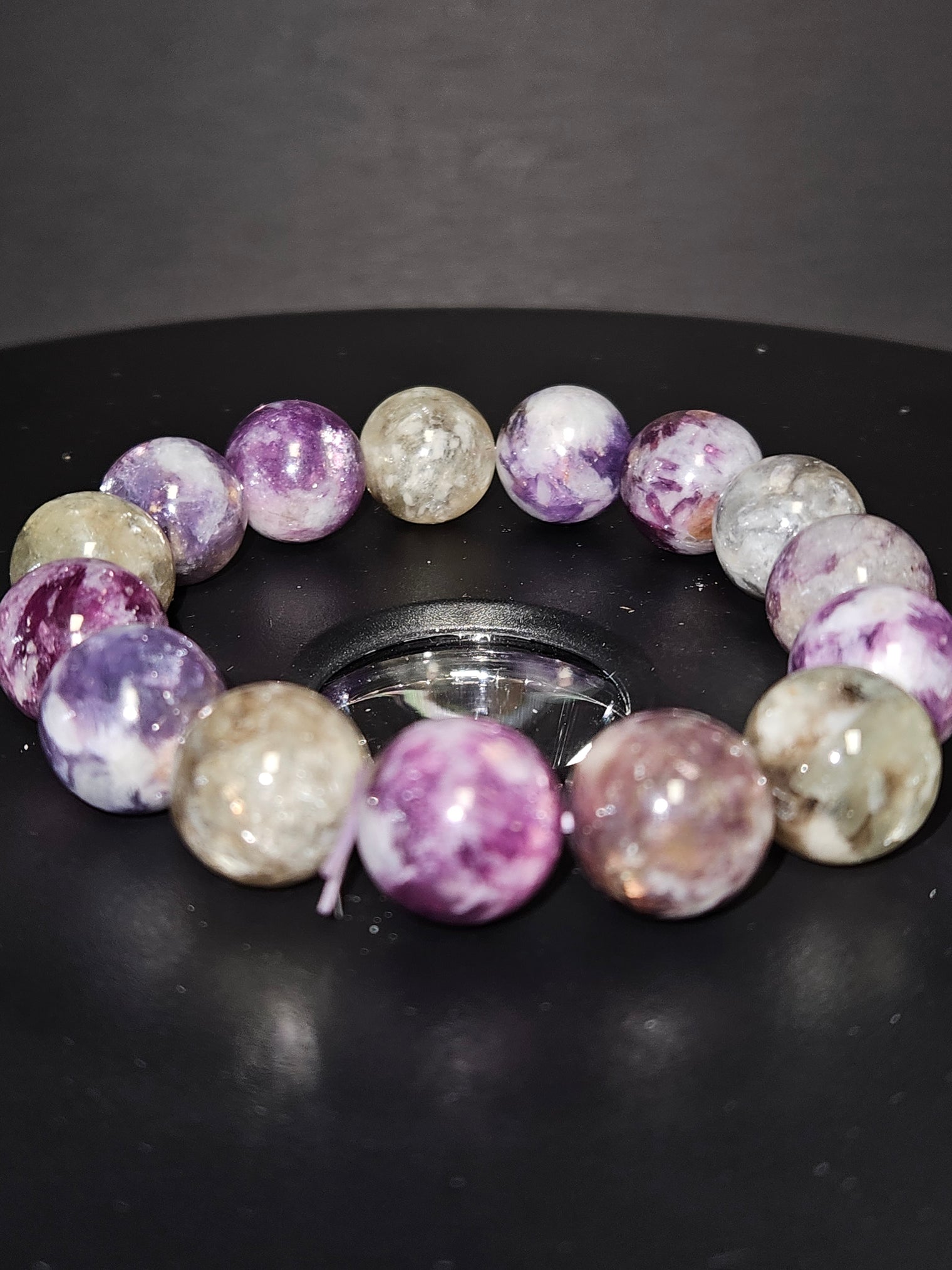 Lepidolite Beaded Bracelet