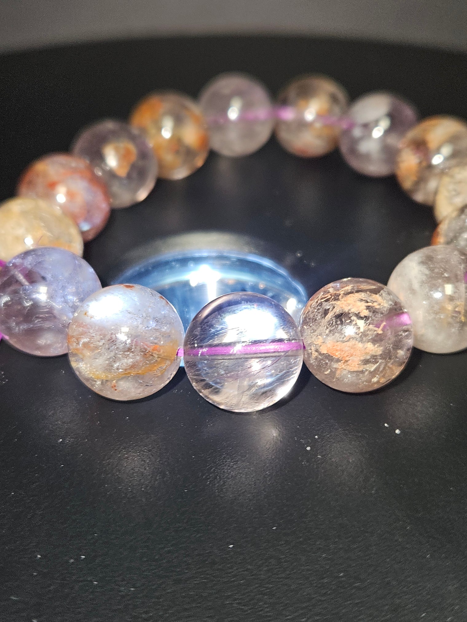 Purple Garden Quartz Beaded Bracele