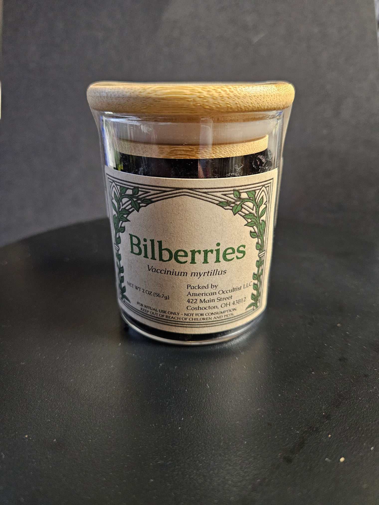 Bilberries (Vaccinium myrtillus) – Ritual Herb Jar