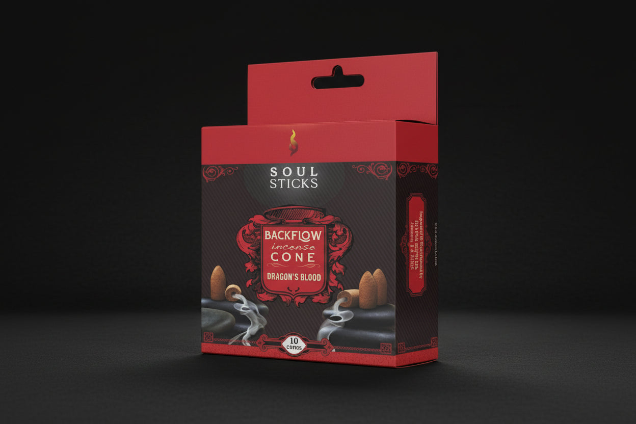 Soul Sticks - Dragon's Blood Backflow Cones (12)