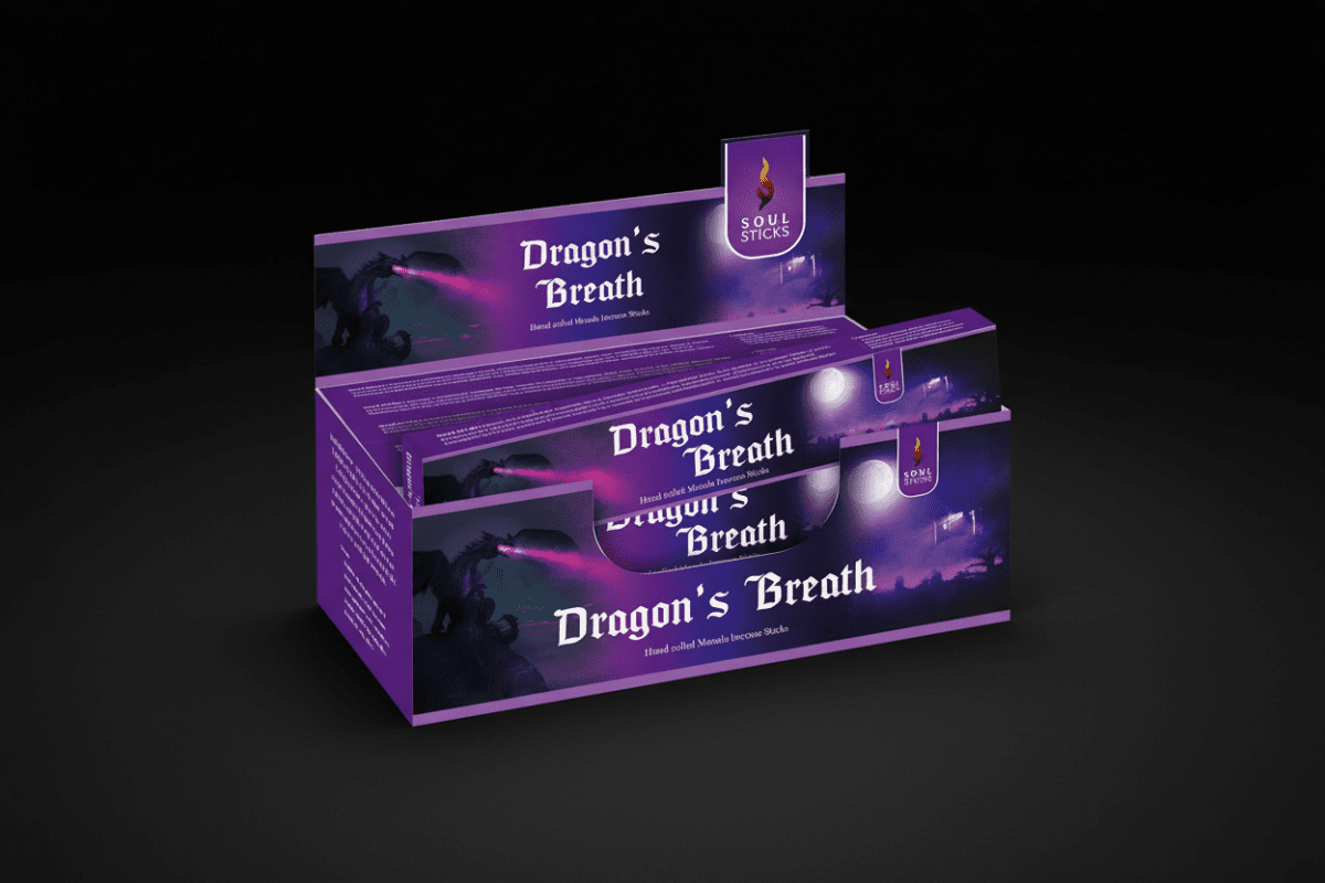 Soul Sticks – Dragon’s Breath Masala Incense Sticks (12)