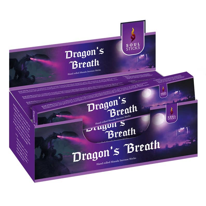 Soul Sticks – Dragon’s Breath Masala Incense Sticks (12)