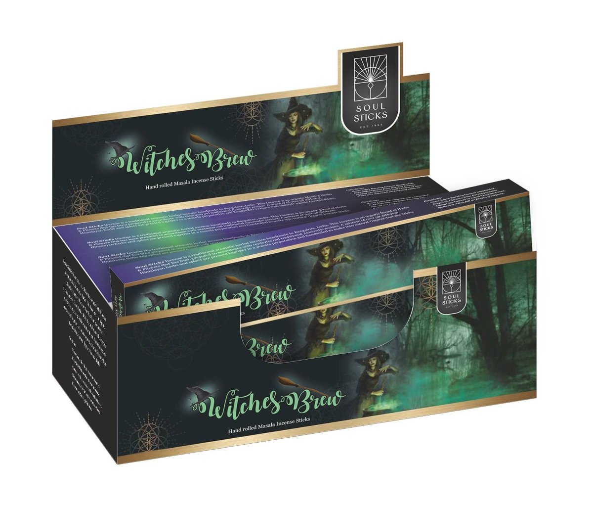 Soul Sticks – Witches Brew Masala Incense Sticks (12)