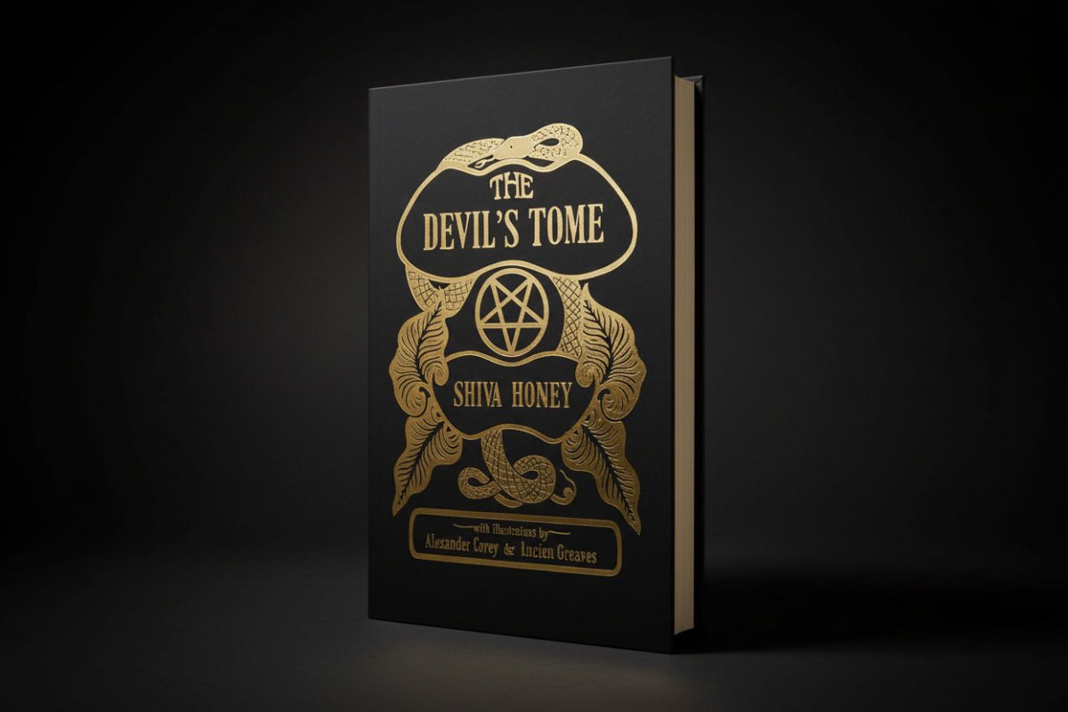 The Devil’s Tome book of modern Satanic ritual paperback cover