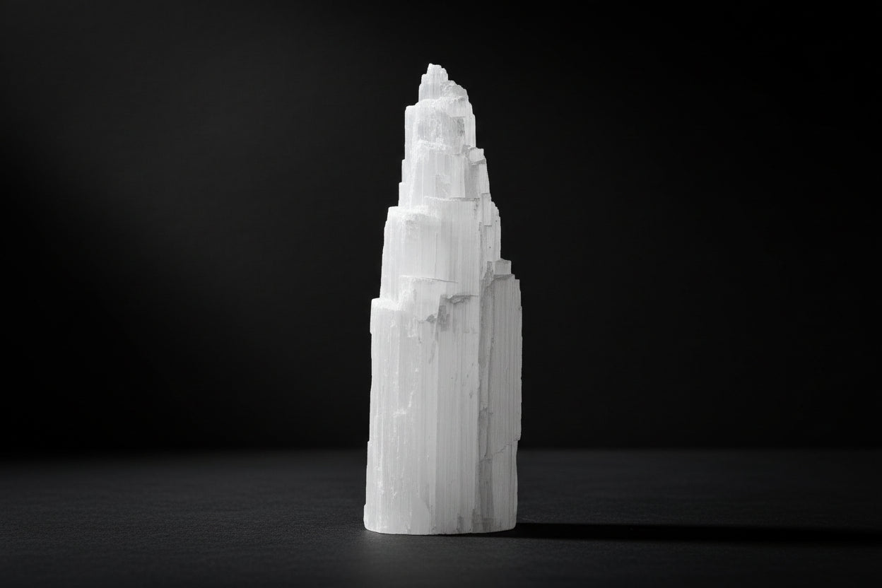White Selenite Iceberg – Rough Crystal Specimen