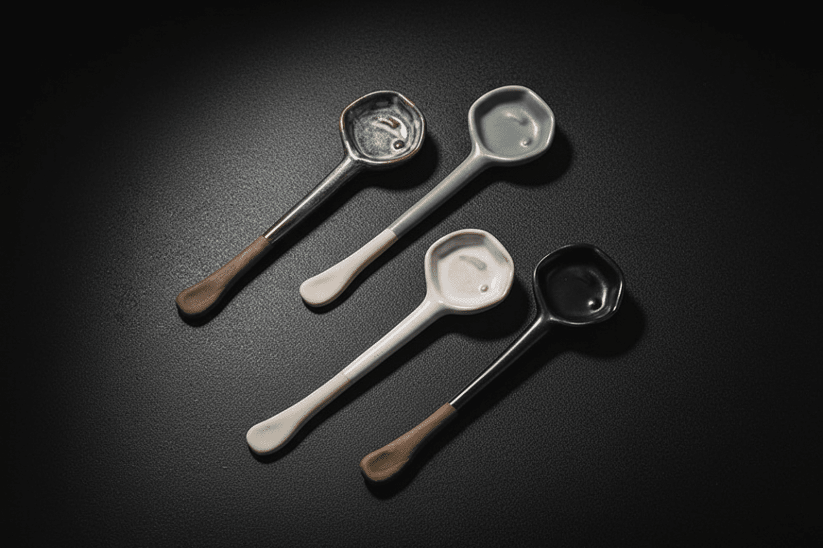 Handpicked witch's ritual spoon with decorative handle