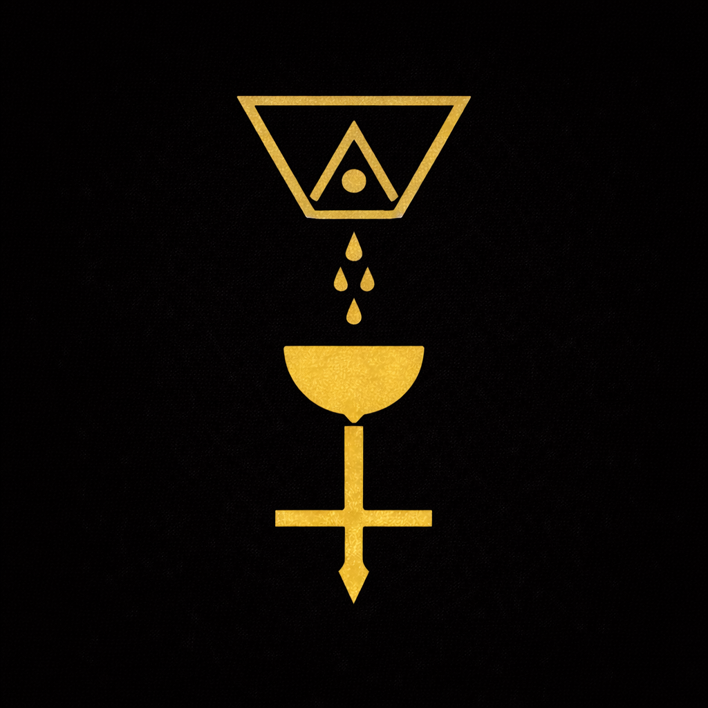 Symbolic unbaptism ceremony representing religious renunciation, ritual reversal, and personal spiritual autonomy