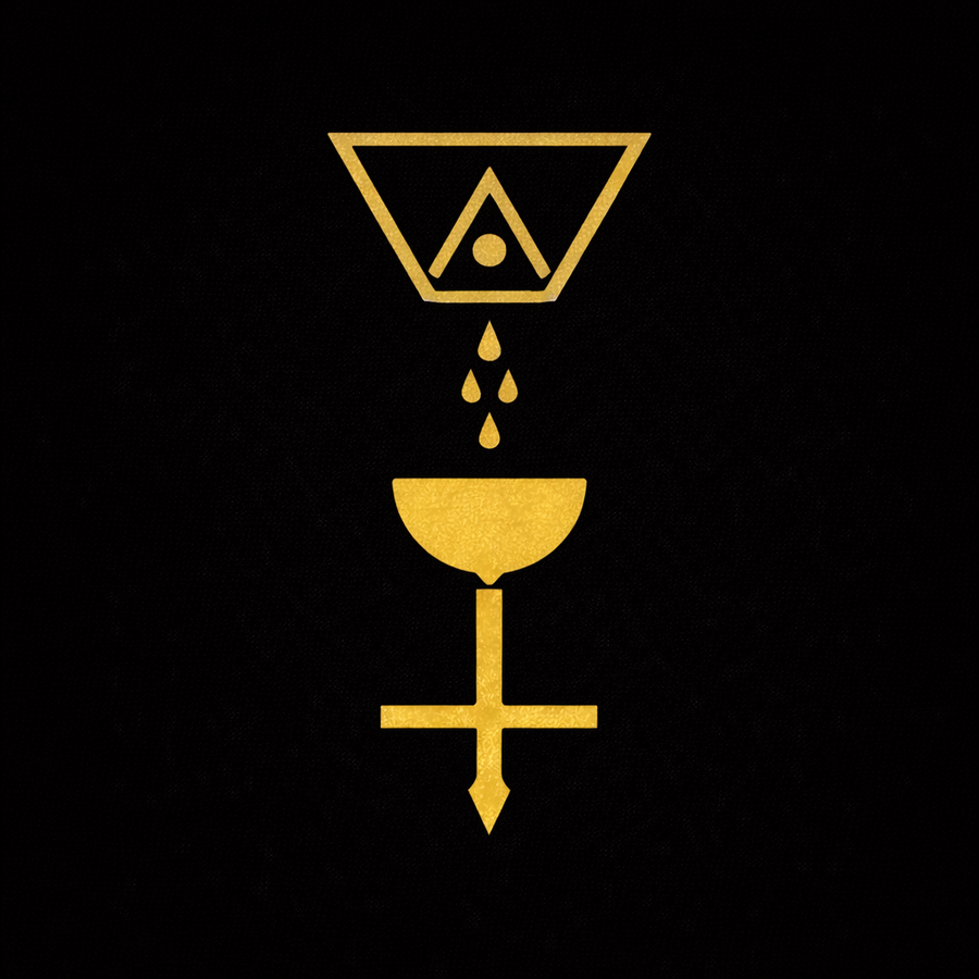 Symbolic unbaptism ceremony representing religious renunciation, ritual reversal, and personal spiritual autonomy