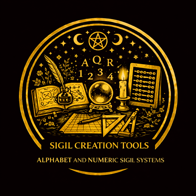 Sigil Creation Tools: Alphabet and Numeric Sigil Systems