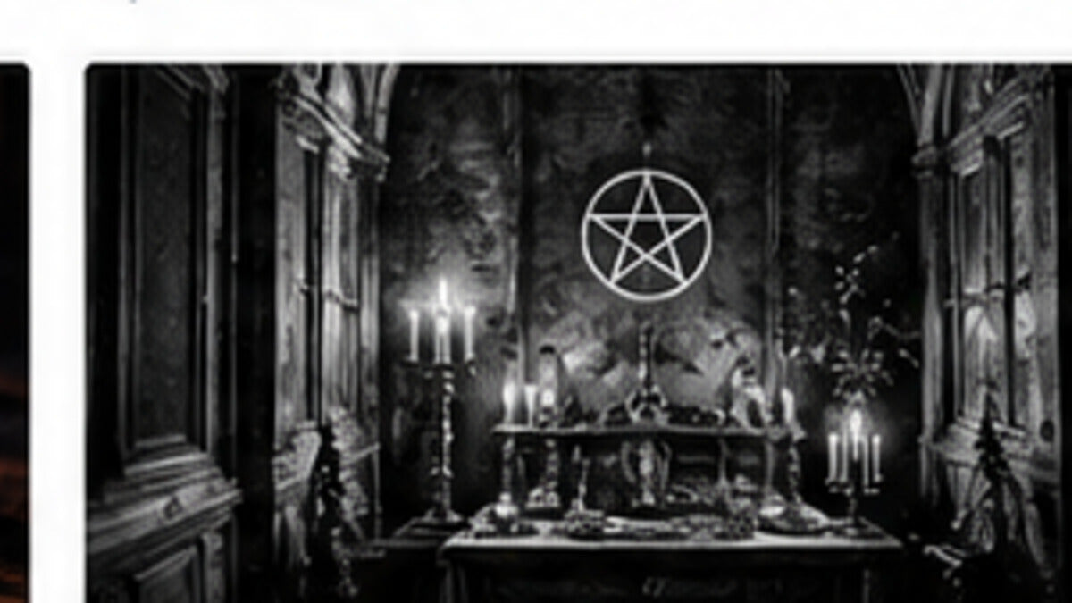 Formal spiritual altar setting representing authority, money, boundaries, and red flags when evaluating spiritual teachers and gurus