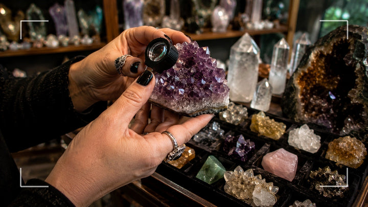 Mineral specimens arranged for careful cleaning, storage, and display without damage.