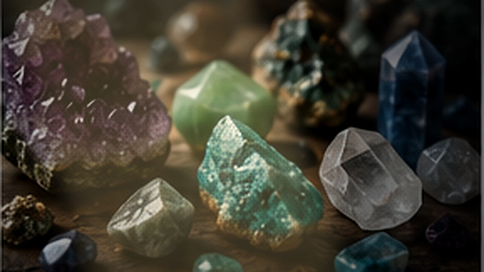 Colorful mineral specimens divided between bright sunlight and protective shade for safe display