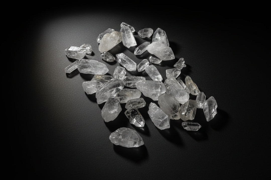 Natural clear quartz crystal point