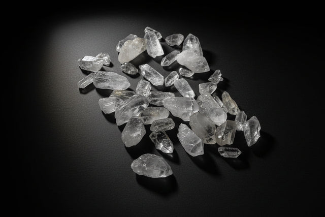 Natural clear quartz crystal point