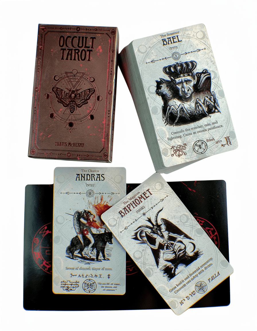 Occult tarot deck for divination