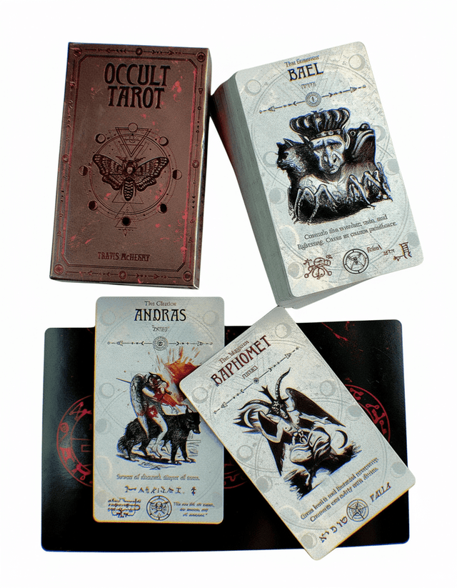 Occult tarot deck for divination