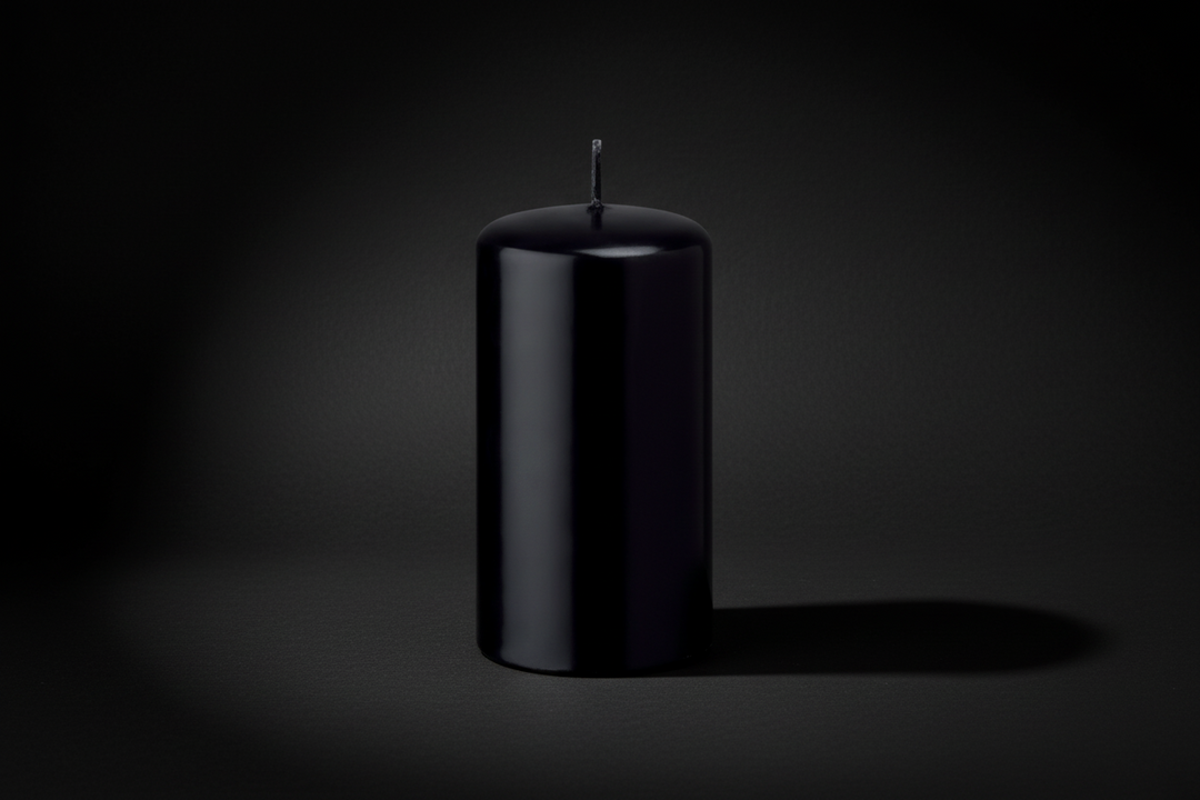 Ritual pillar candles in multiple colors representing beginner candle magic supplies