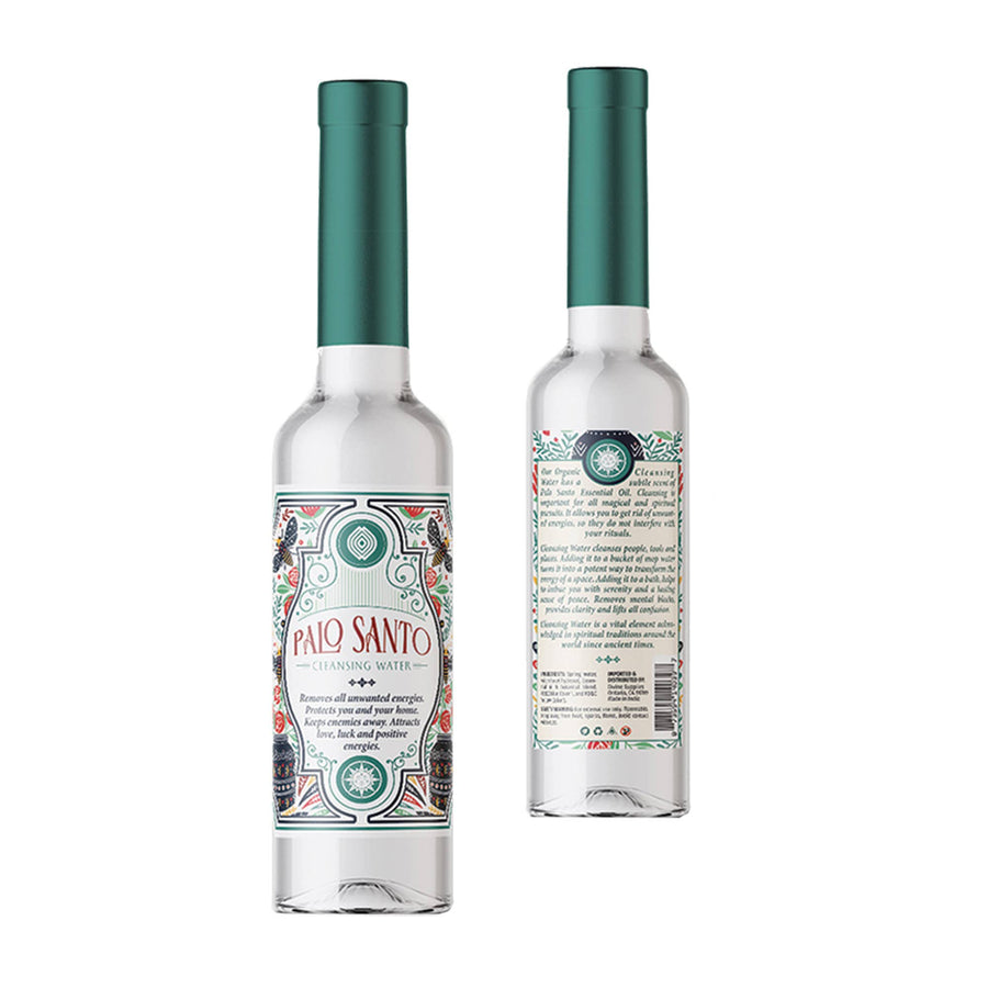 Palo Santo Cleansing Water – 7.5 oz Ritual Bottle