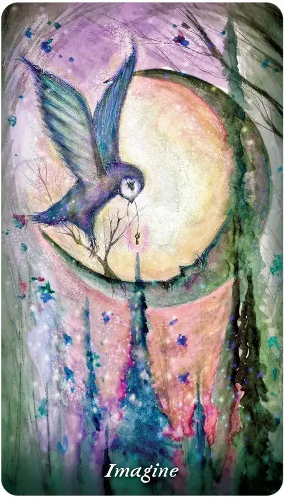 Earthly Souls and Spirits Moon Oracle card artwork view 9