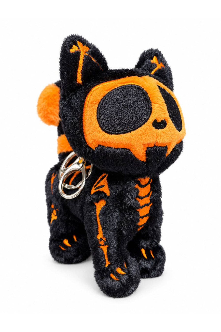 Pumpkin Bones Skelekitty Keychain [Limited Halloween Edition]
