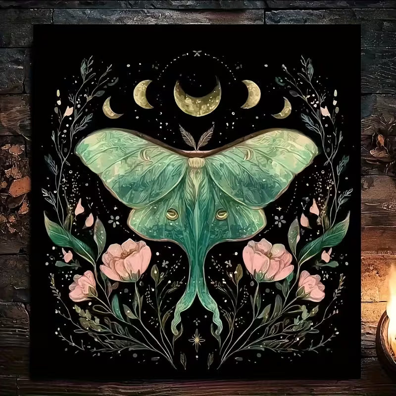 Moonbloom Luna Moth Altar Cloth