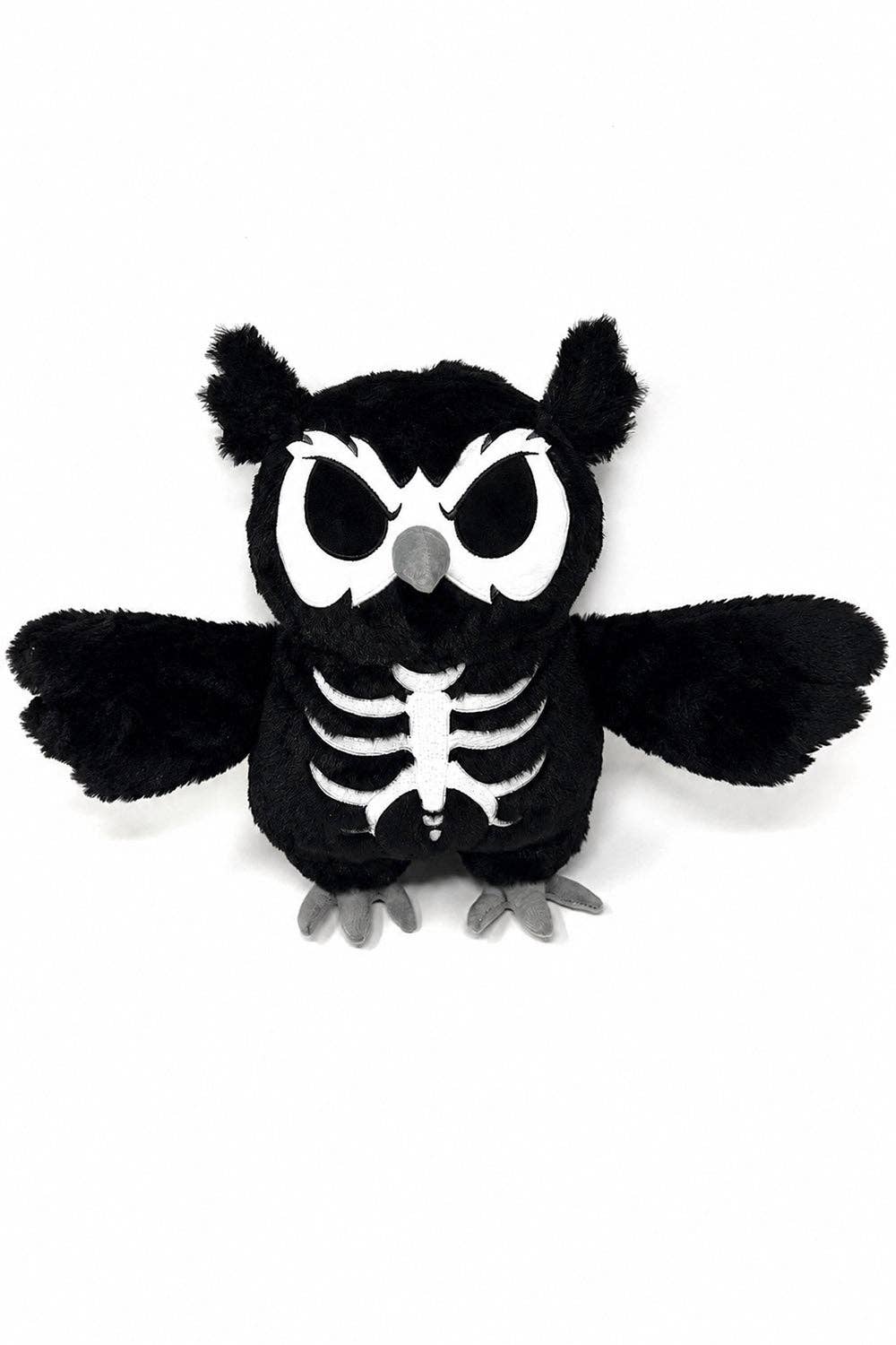 Night Owl Skeleton Plush Toy