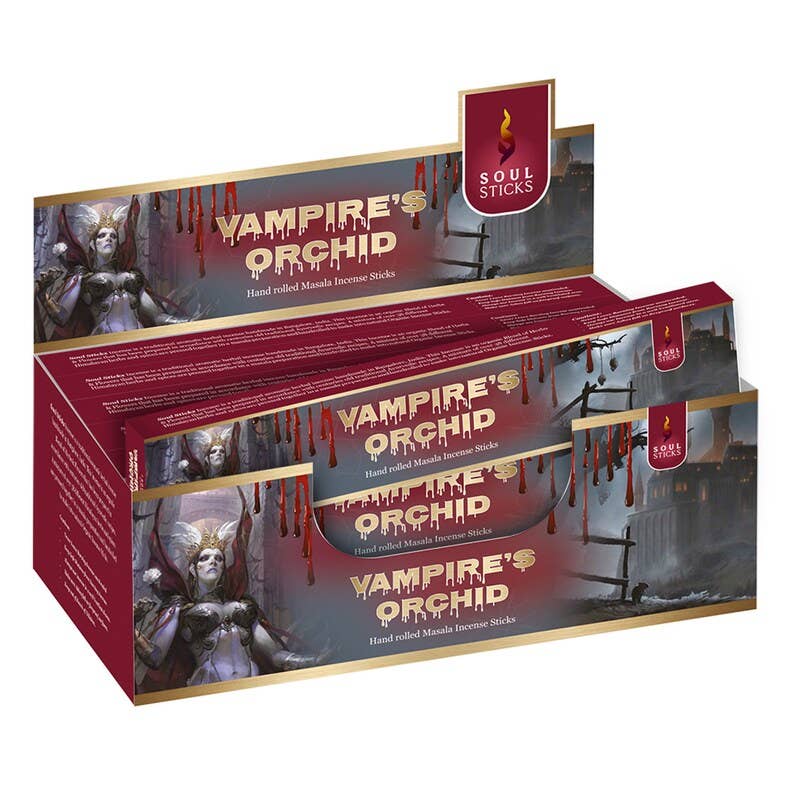 Soul Sticks Vampire's Orchid masala incense package