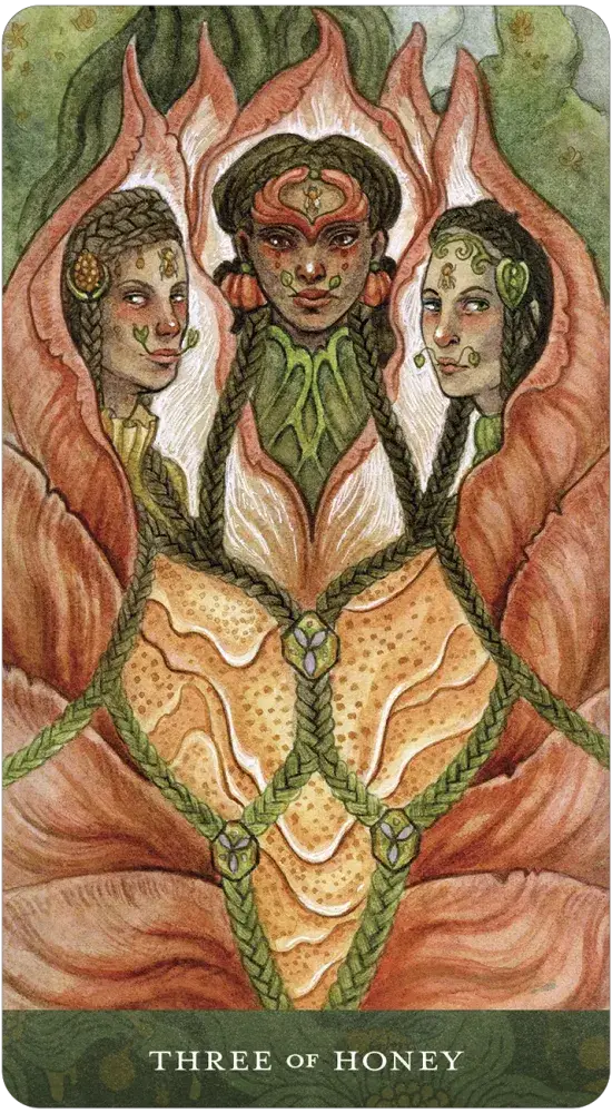 Blood Moon Tarot card artwork view 3