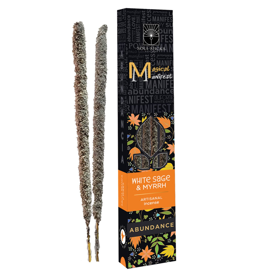 White Sage & Myrrh - Magical Manifest Incense Sticks
