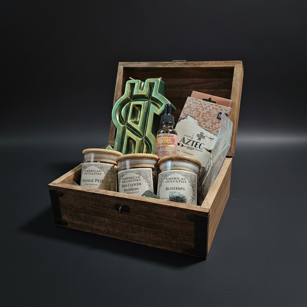 Arcane Chest of Abundance shown open with contents
