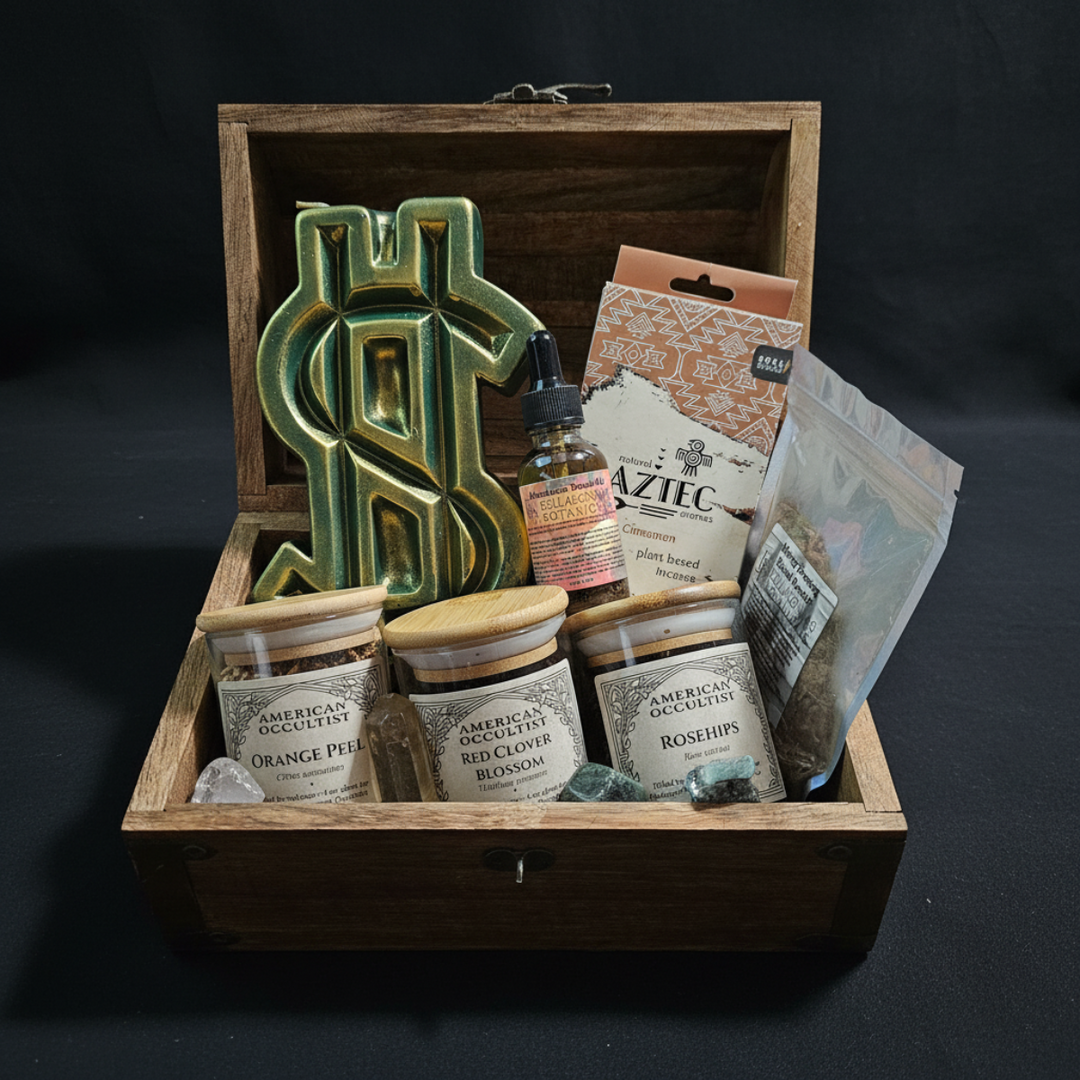 Arcane Chest of Abundance wooden ritual chest