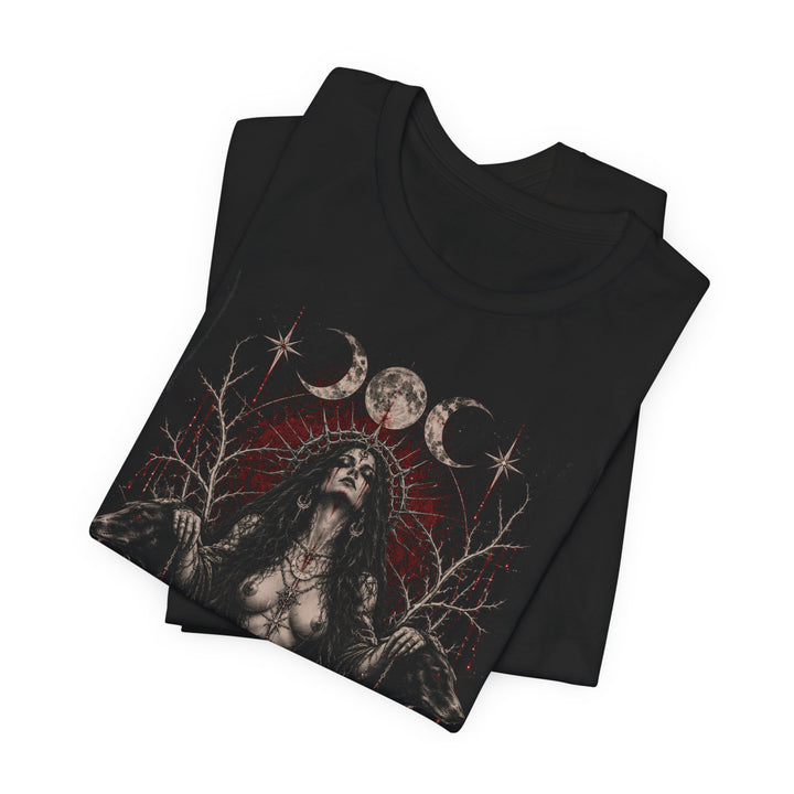 Gothic Priestess &amp; Hounds — Occult Moon Tee