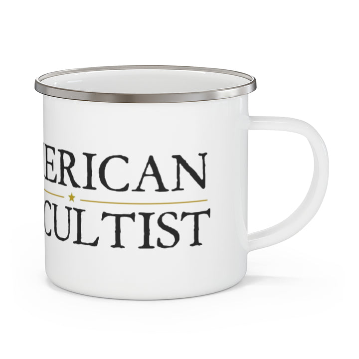 American Occultist Horizontal Sigil Enamel Camping Mug - 12oz