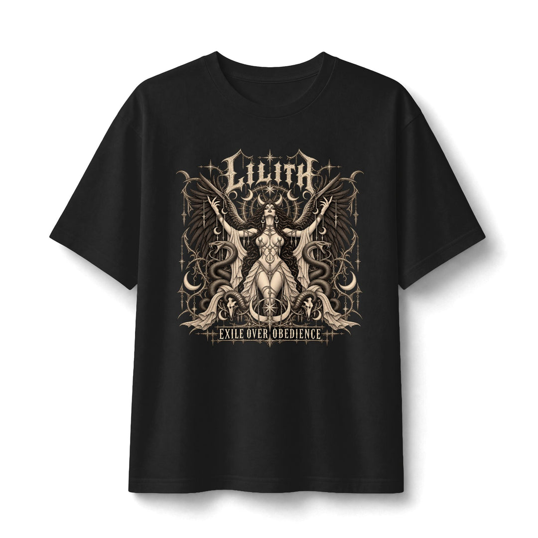Lilith Exile Over Obedience Heavyweight Tee