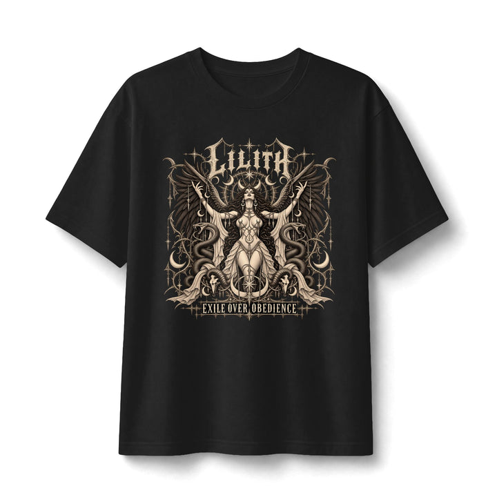 Lilith Exile Over Obedience Heavyweight Tee