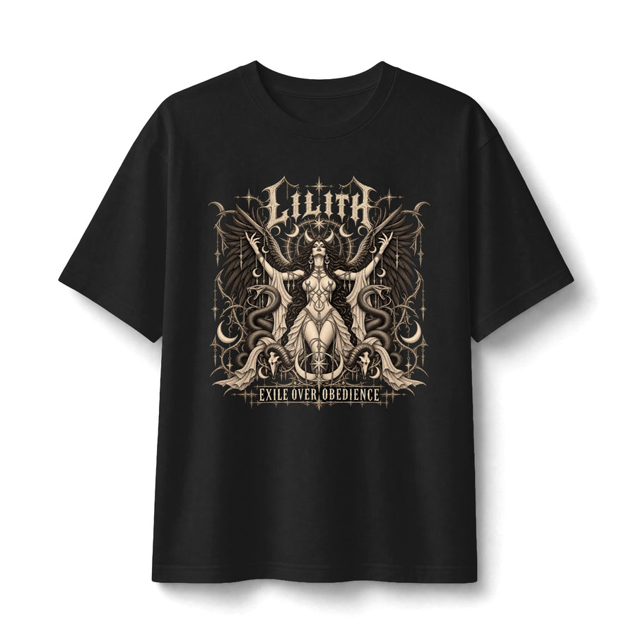 Lilith Exile Over Obedience Heavyweight Tee