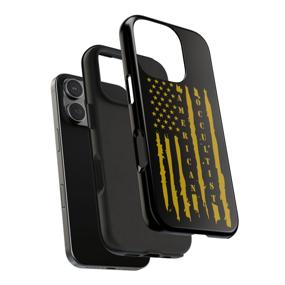American Occultist Distressed Flag Tough Phone Case