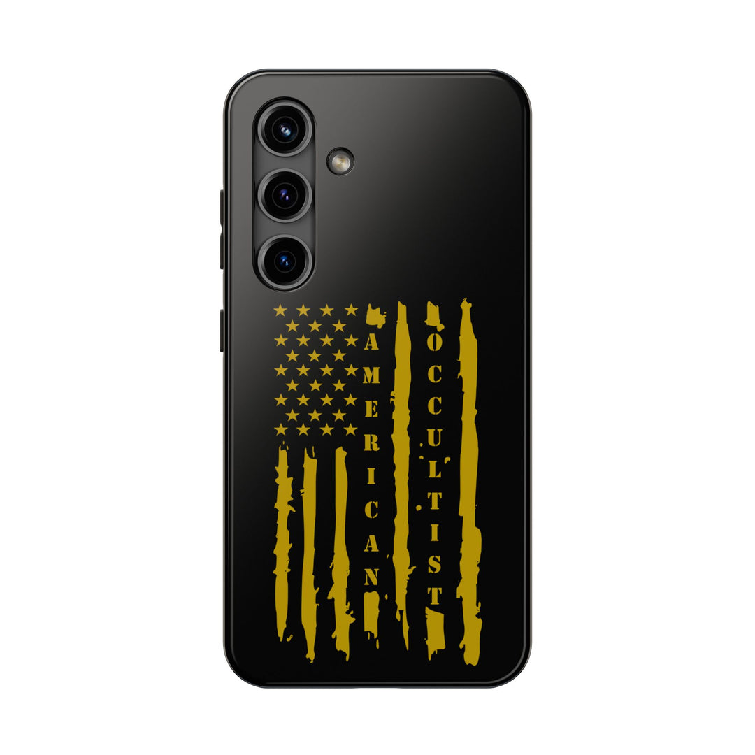 American Occultist Distressed Flag Tough Phone Case