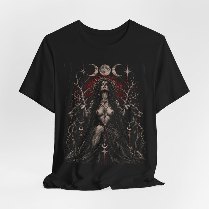 Gothic Priestess &amp; Hounds — Occult Moon Tee